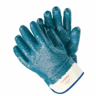 Nitrile Coated Gloves, Extra Rough Finish, Large, Blue MCR 9761RL (Each)