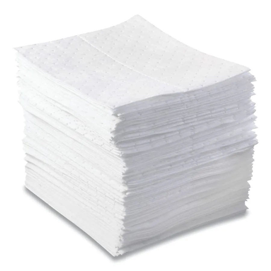 Sorbent Pad, Oil Only, 15" X 17", Heavy Weight, ANC 103-AB-BPO100