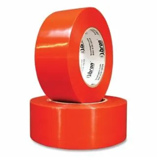 Duct Tape, Polyethylene, 72 mm W x 55 m L, Red, BRO 127474 (Each)