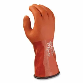 Showa 460 Series Gloves, 9/Large, Orange, SHO 460L-09 (Pack)