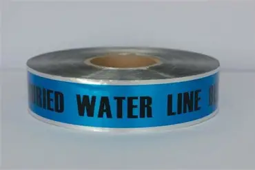 Detectable Tape, Water Line, 2"x1000', 5 Mil, TRI D2105B52