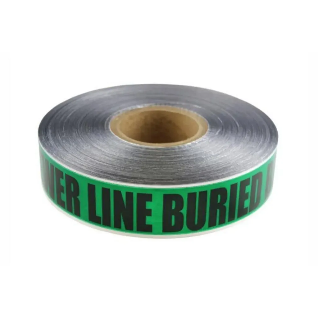 Detectable Tape, Sewer Line, 2"x1000', 5 Mil, TRI D2105G4