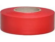 Flagging Tape, 1 3/16"X300' Taffeta, Red, TRI TFR