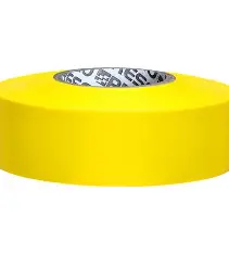 Flagging Tape, 1 3/16"X300' Taffeta, Yellow, TRI TFY